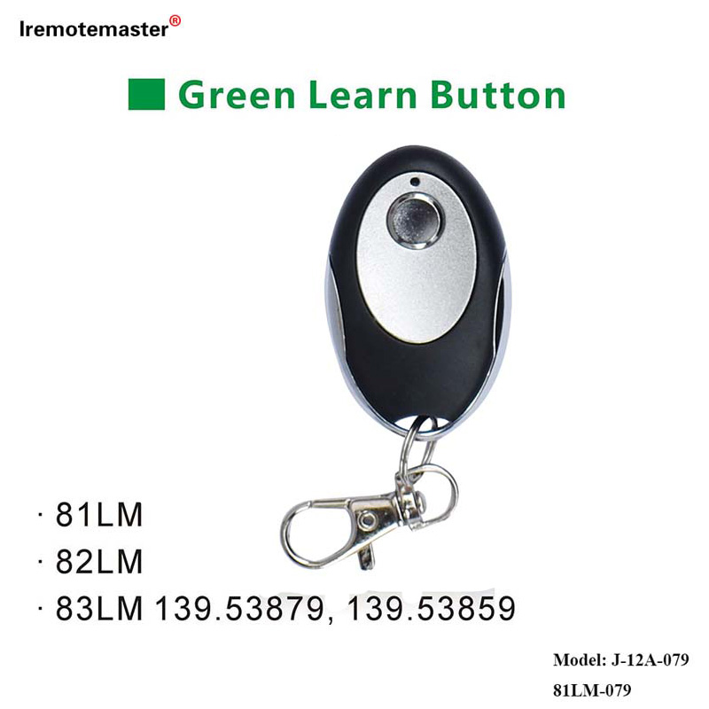 สำหรับ 81LM 82LM 83LM ปุ่มเรียนรู้สีเขียว 390MHz Gate Door Remote Replacement