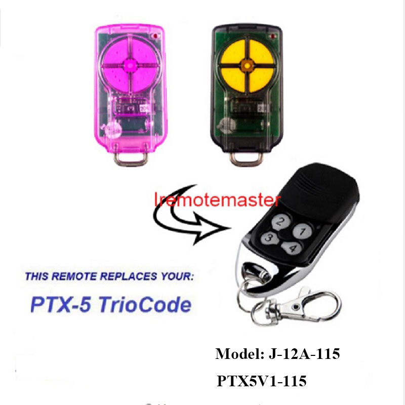 สำหรับ PTX5 V1 TrioCode Gate รีโมท ประตูเปลี่ยน 433.92MHz Rolling Code